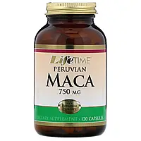 LifeTime Vitamins, Перуанская мака, 750 мг, 120 капсул в Украине