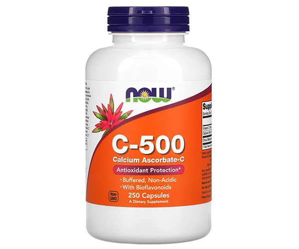 Витамин C и аскорбат кальция с биофлавоноидами NOW Foods (Calcium ...