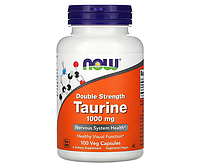 Таурин двойной силы NOW Foods (Double Strength Taurine) 1000 мг 100 шт