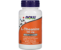 Л-Теанин NOW Foods (L-Theanine) 100/250 мг 90 капсул