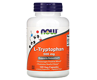 Л-Триптофан NOW Foods (L-Tryptophan) 500 мг 120 шт