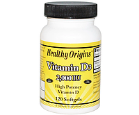 Витамин D3 Healthy Origins (Vitamin D3) 2000 МЕ 120 шт