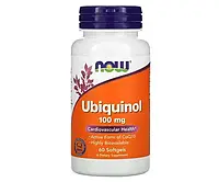 Убихинол NOW Foods (Ubiquinol) 100 мг 60 шт
