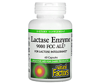 Лактаза Natural Factors (Lactase Enzyme) 300 мг 60 капсул