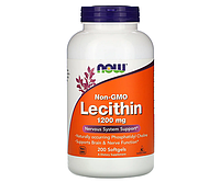 Лецитин соевый NOW Foods (Lecithin) 1200 мг 200 шт