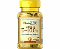Витамин E в виде д-альфа токоферолацетат Puritan's Pride (Vitamin E) 400 МЕ 100 шт