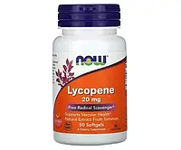 Ликопин NOW Foods (Lycopene) 20 мг капсул