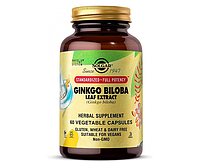 Листья Гинкго Билоба Solgar (Ginkgo Biloba) 135 мг 180 шт