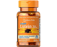 Лютеин для зрения с зеаксантином Puritan's Pride (Lutein with Zeaxanthin) 20 мг 30 шт