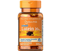 Лютеин для зрения с зеаксантином Puritan's Pride (Lutein with Zeaxanthin) 20 мг 120 шт