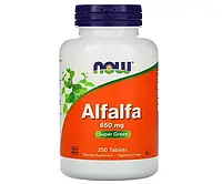 Люцерна NOW Foods (Alfalfa) 650 мг 250 шт