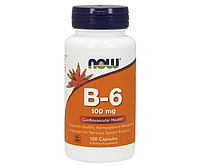Витамин В6 NOW Foods (Vitamin B6) 100 мг 100 шт