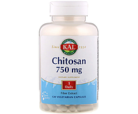 Хитозан KAL (Chitosan) 750 мг 120 капсул