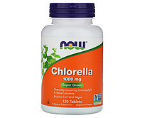 Хлорелла NOW Foods (Chlorella) 1000 мг 120 шт