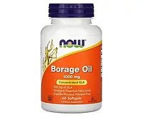 Масло огуречника NOW Foods (Borage Oil) 1000 мг 60 шт