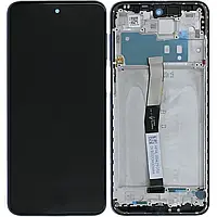 Дисплей Xiaomi RedMi Note 9 l M2003J15SG, M2003J15SS з тачскрином та рамкою, чорний | модуль