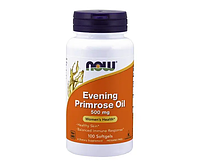 Масло примулы вечерней NOW Foods (Evening Primrose oil) 500 мг 100 шт