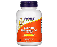 Масло примулы вечерней NOW Foods (Evening Primrose oil) 500 мг 250 шт