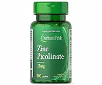 Цинк пиколинат Puritan's Pride (Zinc Picolinate) 25 мг 100 капсул