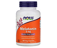 Мелатонин NOW Foods (Melatonin) 3 мг 60 шт