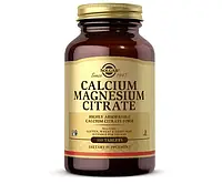 Цитрат кальция магния Solgar (Calcium Magnesium Citrate) 200 мг/100 мг 100 шт