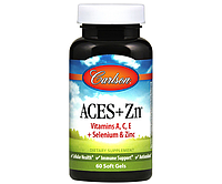 Витамины A C E + селен и цинк Carlson Labs (Aces + Zn) 60 шт