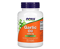 Чесночное масло NOW Foods (Garlic Oil) 1500 мг 250 шт