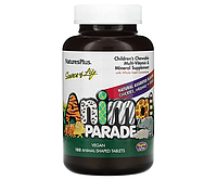 Витамины для детей Natures Plus (Children's Multi-Vitamin, Animal Parade) 180 шт Ассорти