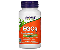Экстракт зеленого чая NOW Foods (Green Tea Extract EGCg) 400 мг 90 шт