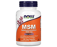 МСМ метилсульфонилметан NOW Foods (MSM) 1000 мг 120 шт
