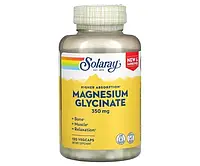 Глицинат магния с высокой усваиваемостью Solaray 350 мг 120 шт
