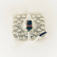 Світлодіодна панель LED 12Вт, AC220-240В ЛЕД, лампочка - теплий білий