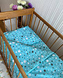 Змінна постільна білизна в дитяче ліжечко, 3 предмети, фото 5
