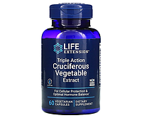 Гормональная поддержка Life Extension (Triple Action Cruciferous Vegetable Extract) 60 капсул