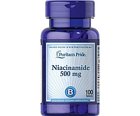 Ниацинамид Puritan's Pride (Niacinamide) 500 мг 100 таблеток