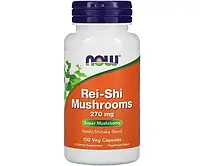 Грибы рейши NOW Foods (Rei-Shi mushrooms) 270 мг 100 капсул