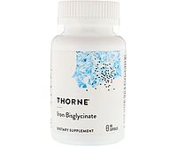 Железо Thorne Research (Iron Bisglycinate) 25 мг 60 капсул