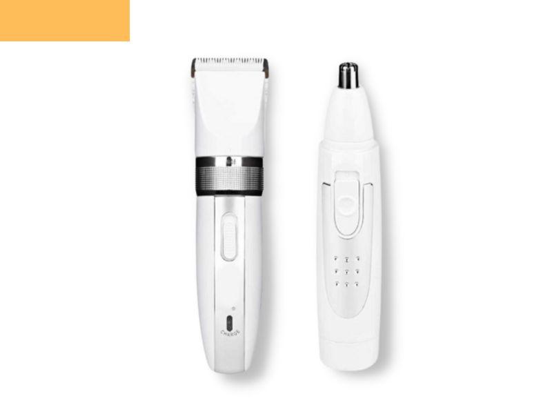 Профессиональная машинка для стрижки волос триммер Kemei KM 2172 белый (KM-2172), фото 1