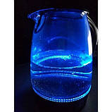 Чайник електричний на підставці скляний XPRO СВ 9410В голубий (40757-СВ 9410В), фото 4