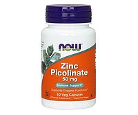 Пиколинат цинка NOW Foods (Zinc Picolinate) 50 мг 60 шт