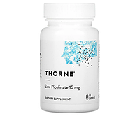 Пиколинат цинка Thorne Research (Zinc Picolinate) 15 мг 60 капсул