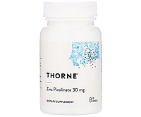 Пиколинат цинка усиленный Thorne Research (Zinc Picolinate) 30 мг 60 шт
