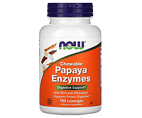 Пищеварительные ферменты папайи NOW Foods (Papaya Enzymes) 180 шт