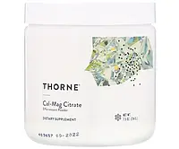 Кальций Магний Thorne Research (Cal-Mag Citrate) 500 мг/200 мг шипучий порошок 214 г