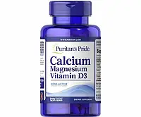 Кальций магний витамин D Puritan's Pride (Calcium Magnesium with Vitamin D) 120 шт