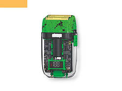 Електробритва сіткова для чоловіків для сухого гоління XPRO 60125 зелена (41014-DSP-60125)