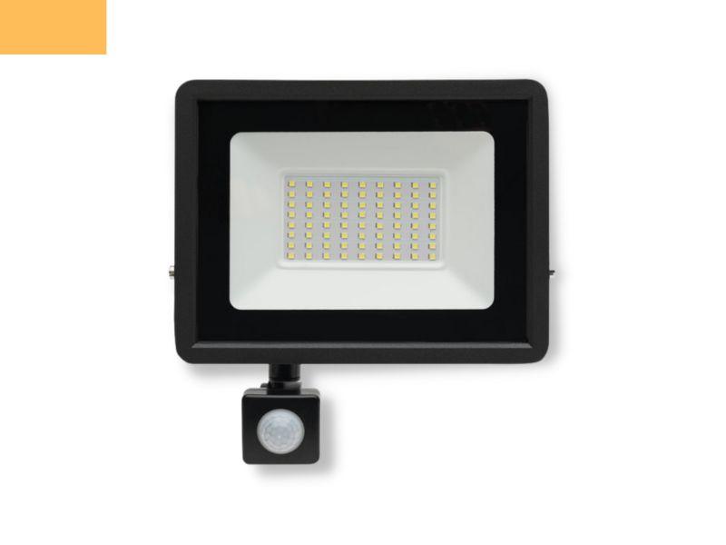 Прожектор світлодіодний з датчиком руху і світла XPRO LED 50W Black 5000K (lp-88511)
