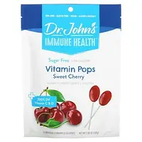 Dr. John's Healthy Sweets, Immune Health, леденцы со вкусом леденцов, + 200% суточной нормы витаминов C и D, в