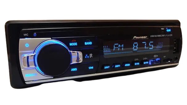Автомагнітола 520BT 2USB Bluetooth + мікрофон USB/SD/MMC чорний (LP-91001_525)
