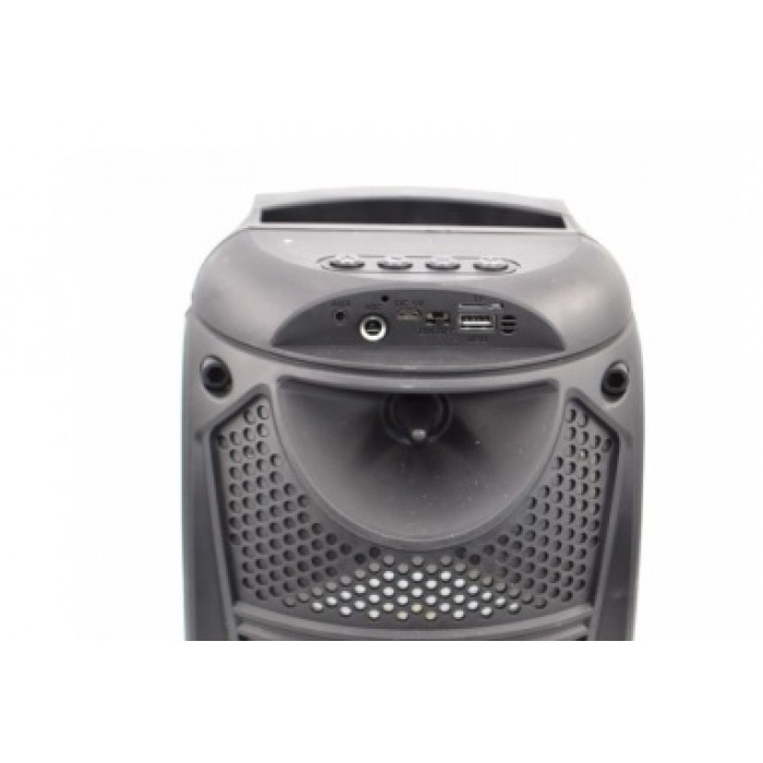 Портативна колонка XPRO ZQS-6115 валіза 10Вт, USB, SD, FM радіо, Bluetooth, 1 мікрофон, ДК, фото 1